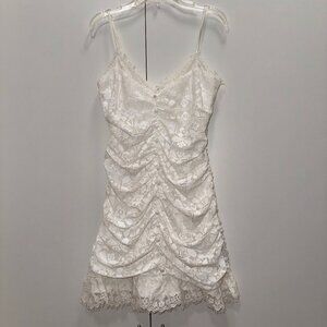 For Love & Lemons White Samira Mini Dress
